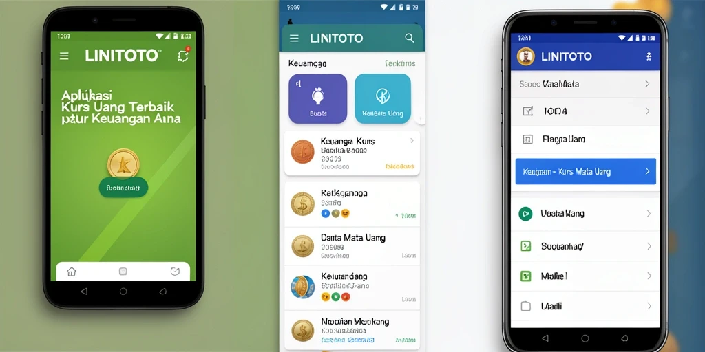 Tampilan antarmuka LINITOTO yang informatif dan mudah digunakan untuk Kurs Mata Uang.