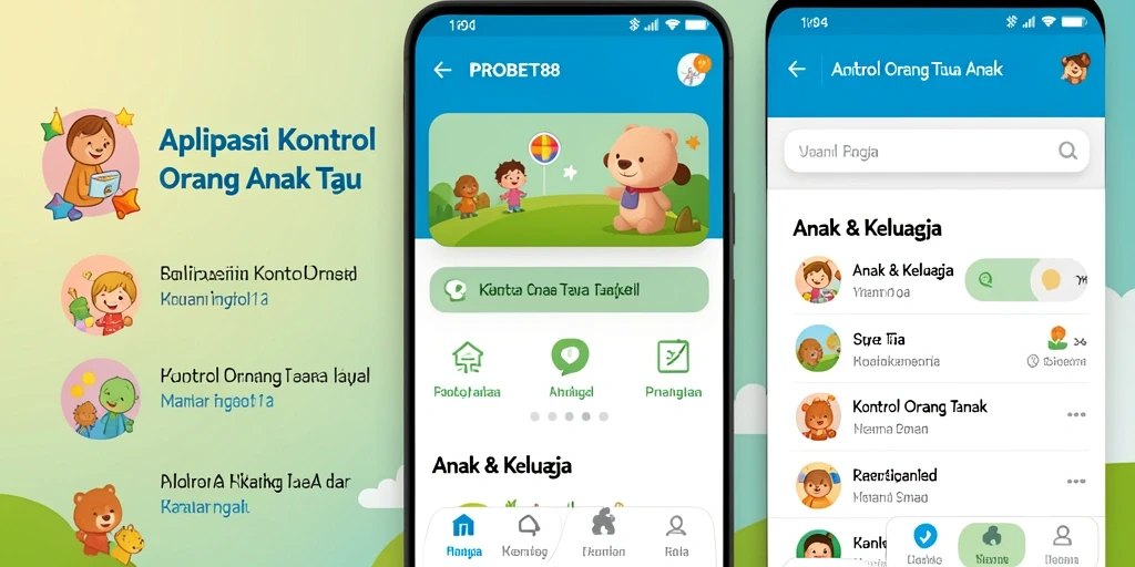 Antarmuka PROBET88 yang intuitif untuk pengaturan kontrol orang tua.