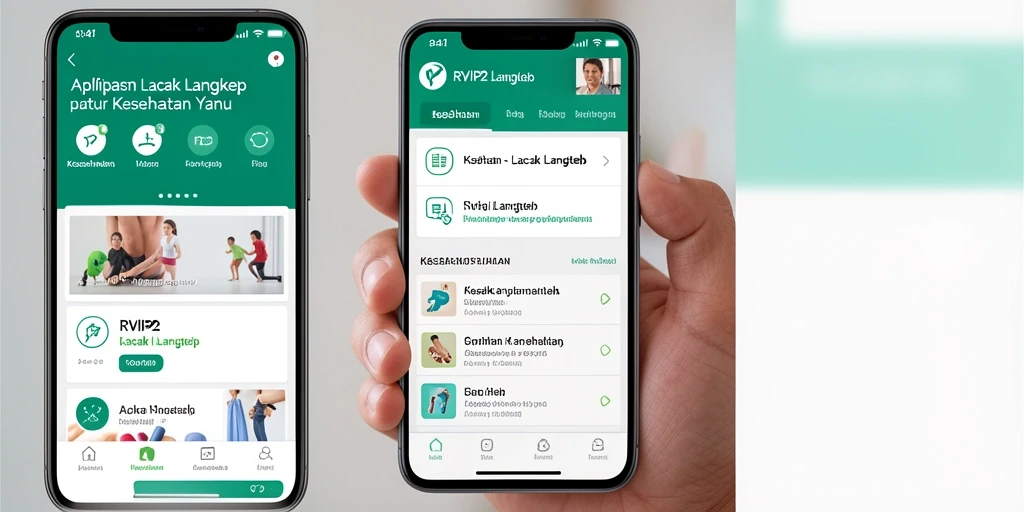 Antarmuka RVIP2 yang menarik dan informatif untuk pelacakan langkah.