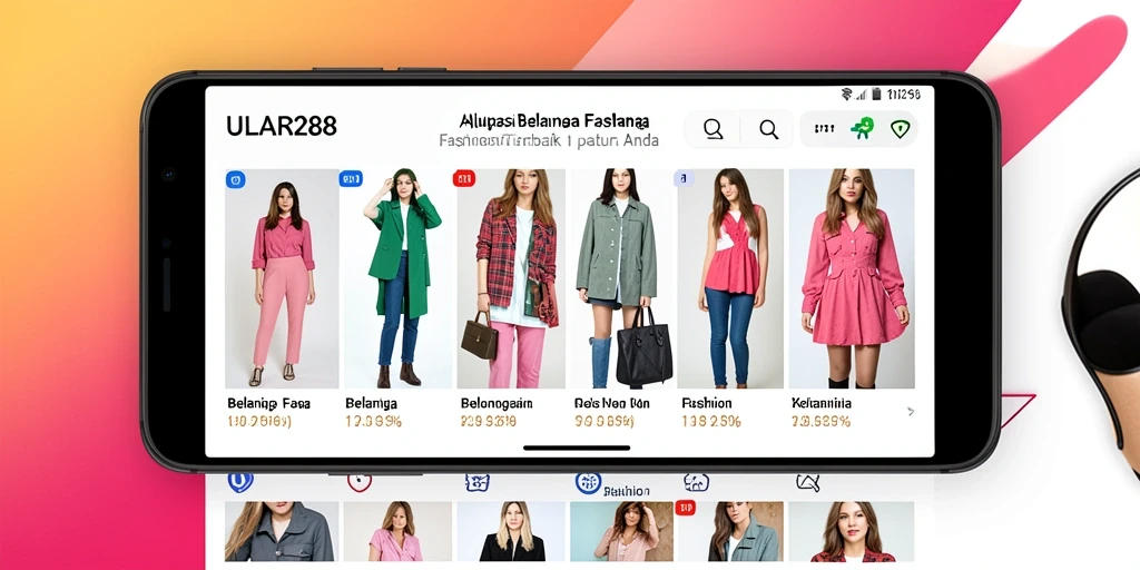 Antarmuka menarik ULAR288 dengan produk fashion terbaru.